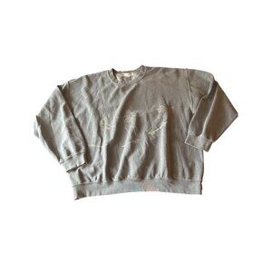 Project Social T Urban Outfitters Skeleton Skateboard Graphic Sweatshirt Gray L